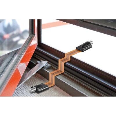 Slim Line High Quality Flachkabel (Fensterdurchführung, Slimline Kabel)