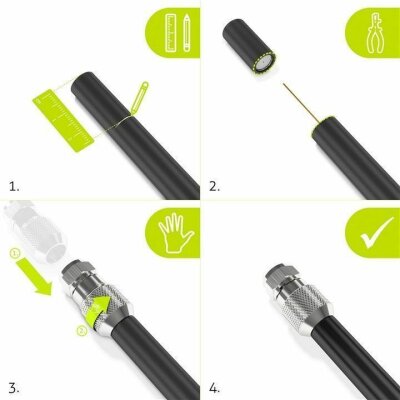 Easy-Installation F-Stecker (10 Stck)