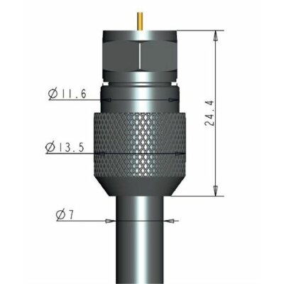 Easy-Installation F-Stecker (10 Stck)