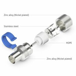 Easy-Installation IEC/Koax-Stecker (10 Stück)