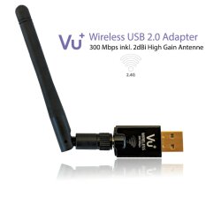 VU+ Wireless USB 2.0 Adapter 300 Mbps inkl. Antenne