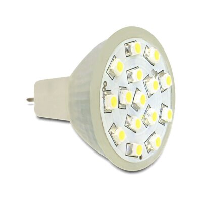 Delock Lighting MR11 LED Leuchtmittel 1,0 W kaltweiß 15 x SMD