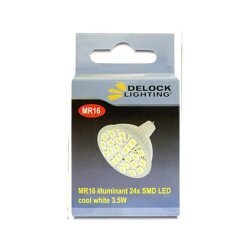 Delock Lighting MR16 LED illuminant 3.5 W cool white 24 x...