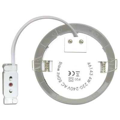 LED ceiling lamp chrome white  9cm