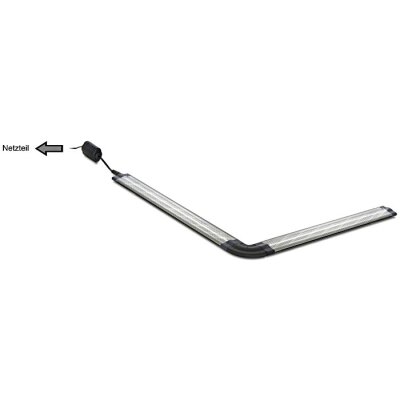 Eckverbinder fr flache LED Lichtleisten