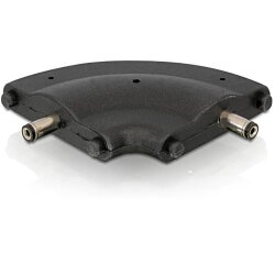 Corner connector for flat LED light bars