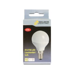 Delock Lighting E14 LED illuminant 3.0 W P45 warm white...