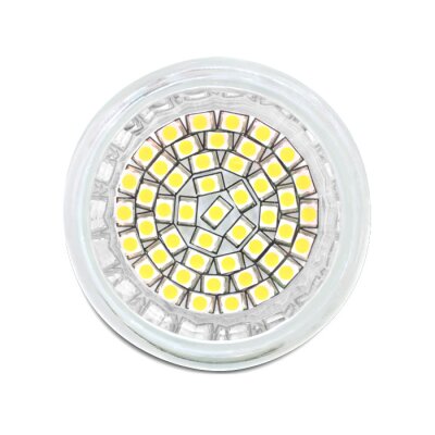 Delock Lighting GU10 LED illuminant 3.0 W cool white 48 x SMD glass cover