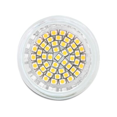 Delock Lighting GU10 LED illuminant 3.0 W warm white 48 x SMD glass cover