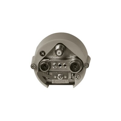 Antenna socket SAT, 3-way Telanor DSK300 with SAT-F connector for combination or surface mount boxes