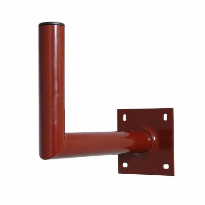 SAT wall bracket, alu, 350 mm red