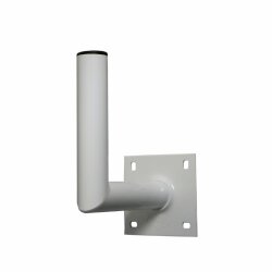 Support mural alu 25x25cm blanc