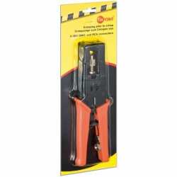 crimping plier for compression F-plug