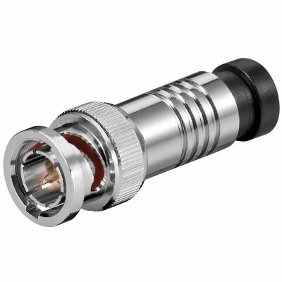 BNC Kompressions- Stecker; 75 Ohm