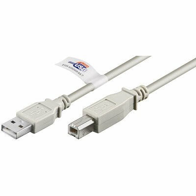 USB 2.0-Stecker (Typ A) > USB 2.0-Stecker (Typ B) 2 Meter